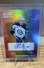 2025-26 Upper Deck Allure Color Flow Full Rainbow Auto Dylan Samberg #RA-DS card