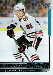 2018-19 Upper Deck Base Set Dylan Sikura #489 card