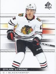 2019-20 SP Authentic Base Set Dylan Strome #6 card