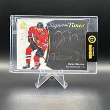 2022 SP Authentic 2021 Update Sign of the Times Dylan Strome #SOTT-DS card