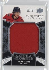 2024-25 Upper Deck Black Diamond Exquisite Collection Extra Exquisite Jersey Dylan Strome #ECE-DS card