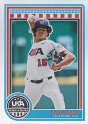 2025 Panini Stars & Stripes Base Set Dylan Wood #59 card