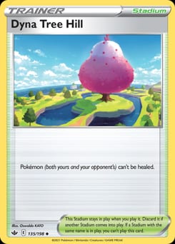 Chilling Reign Dyna Tree Hill #135 card
