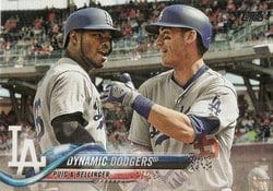 2018 Topps Base Set Dynamic Dodgers #364 card