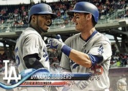 2018 Topps Base Set Dynamic Dodgers #365 card