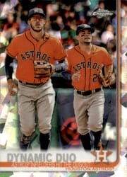 2019 Topps Chrome Sapphire Edition Base Set Dynamic Duo #294 card