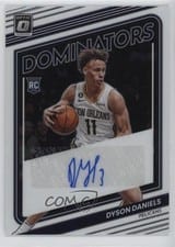 2022-23 Donruss Optic Rookie Dominators Signatures Dyson Daniels #RDS-DYD card