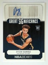 2022-23 Hoops Great SIGnificance Dyson Daniels #GS-DYD card