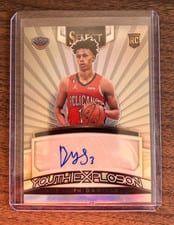 2022-23 Panini Select Youth Explosion Signatures Dyson Daniels #YES-DYD card
