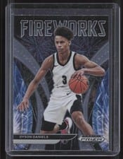 2022 Panini Prizm Draft Picks Fireworks Dyson Daniels #FW-DD