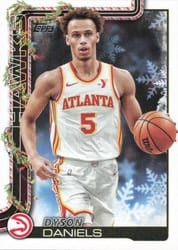 2025-26 Topps Holiday Base Set Dyson Daniels #H51 card
