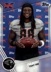 2020 Topps XFL Base Set E.J. Bibbs #113 card