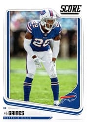 2018 Score Base Set E.J. Gaines #38 card