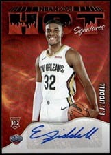 2022-23 Hoops Hot Signatures E.J. Liddell #HSR-EJL card
