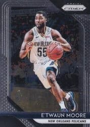 2018-19 Panini Prizm Base Set E'Twaun Moore #147 card
