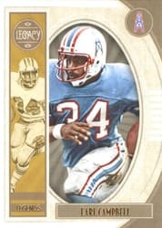 2019 Panini Legacy Base Set Earl Campbell #101 card