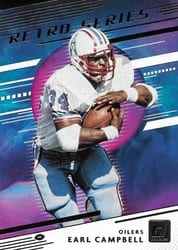 2020 Donruss Retro Series Earl Campbell #RS-EC card