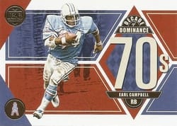 2022 Panini Legacy Decade of Dominance Earl Campbell #DD-2 card