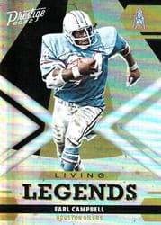 2022 Panini Prestige Living Legends Earl Campbell #LL-14 card