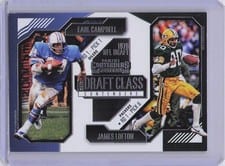 2024 Panini Contenders Historic Draft Class Contenders Earl Campbell / James Lofton #2 card