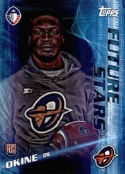 2019 Topps AAF Future Stars Earl Okine #FS-18 card