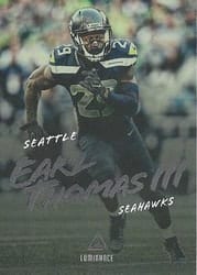 2018 Panini Luminance Base Set Earl Thomas III #86 card