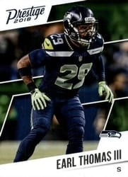 2018 Panini Prestige Base Set Earl Thomas III #102 card