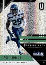 2018 Panini Unparalleled Base Set Earl Thomas III #179 card