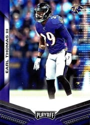 2019 Panini Playoff Base Set Earl Thomas III #27 card