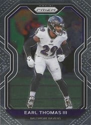 2020 Panini Prizm Base Set Earl Thomas III #42 card