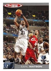 2004-05 Topps Total Base Set Earl Watson #295 card