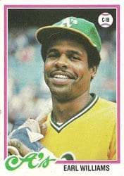 1978 Topps Base Set Earl Williams #604 card