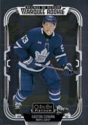 2025-26 O-Pee-Chee Platinum Base Set Easton Cowan #287 card