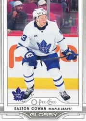 2025-26 Upper Deck O-Pee-Chee Glossy Easton Cowan #OG-35 card