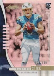 2019 Panini Absolute Base Set Easton Stick #117 card