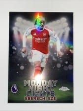 2026 Topps Chrome Premier League Monday Night Lights Eberechi Eze #MNL-6 card