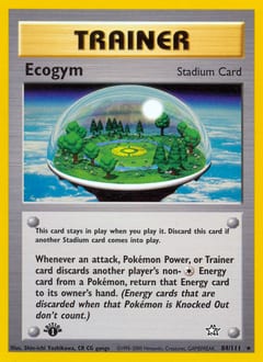 Neo Genesis Ecogym #84 card