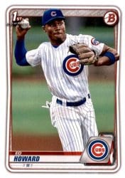 2020 Bowman Draft Base Set Ed Howard #BD-98 card