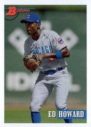 2021 Bowman Heritage Base Set Ed Howard #135 card