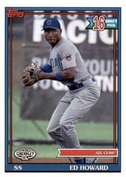 2021 Topps Pro Debut Base Set Ed Howard #PD-164 card