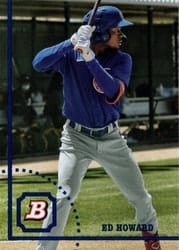 2022 Bowman Heritage Prospects Ed Howard #BHP-32 card