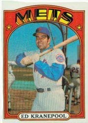 1972 Topps Base Set Ed Kranepool #181 card