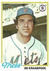 1978 Topps Base Set Ed Kranepool #49 card
