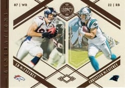 2021 Panini Legacy Generations Ed McCaffrey / Christian McCaffrey #G-4 card