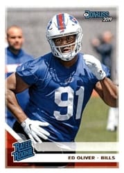 2019 Donruss Base Set Ed Oliver #347 card