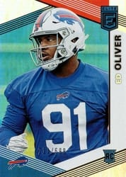 2019 Donruss Elite Base Set Ed Oliver #133 card