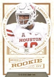2019 Panini Legacy Base Set Ed Oliver #165 card