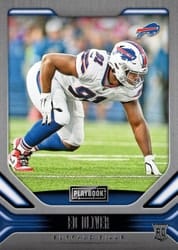 2019 Panini Playbook Base Set Ed Oliver #147 card