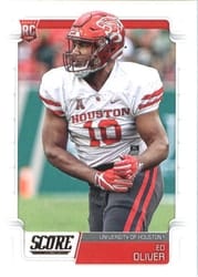 2019 Score Base Set Ed Oliver #361 card