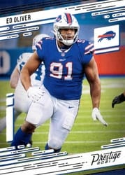 2021 Panini Prestige Base Set Ed Oliver #18 card